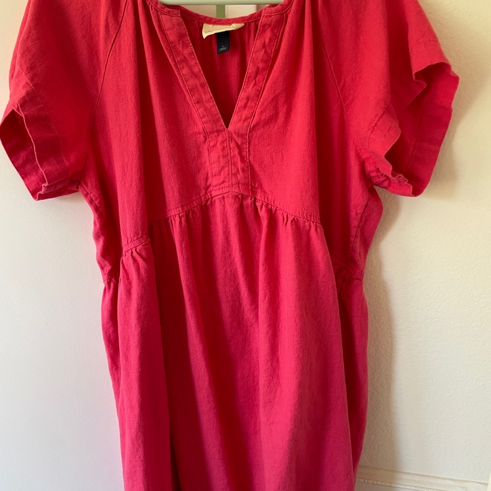 Vibrant V-Neck Dress